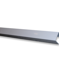 U-profile PVC 50mm light gray 6000mm long